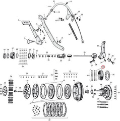 CLUTCH HUB BEARING, WITHOUT ROLLERS