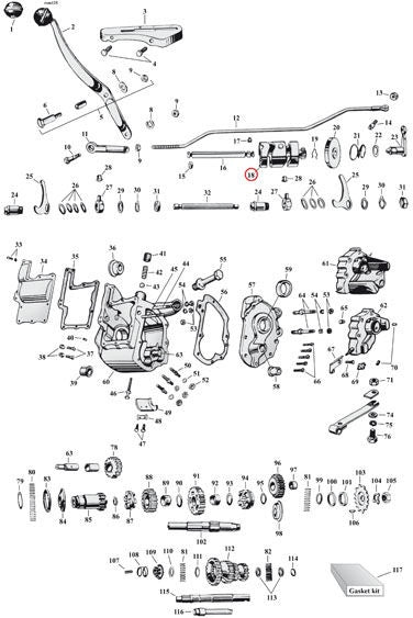 Shifter cam, transmission