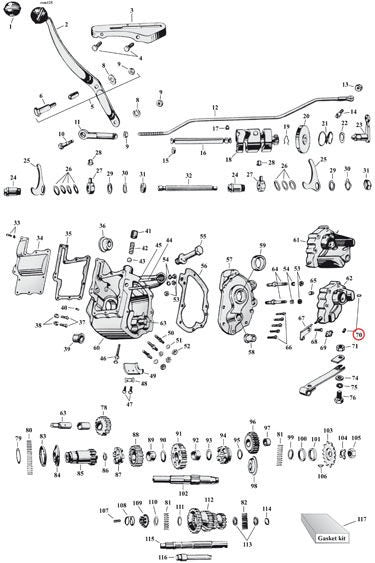 Bushing, transmission sprocket cover