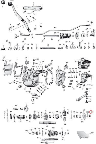 Nut, transmission sprocket