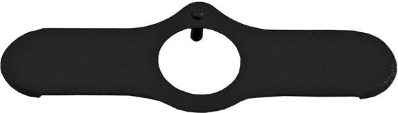 Lockplate, inline Springer fork stem nut. Black
