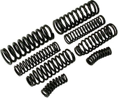 Heavy Duty 8-spring set for early Springer forks. Black