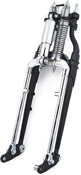 Reproduction FXST Softail Springer fork. Chrome/Black