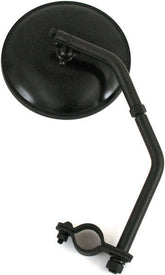 Reproduction sidevalve mirror. Black, long stem
