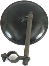 Reproduction sidevalve mirror. Black, long stem