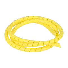 Spiral wrap, wiring loom. 1/2" dia. Yellow