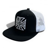 WCC OG Cross Flatbill Cap Black/White