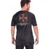 WCC Motorcycle Co. Vintage T-Shirt Green Wash