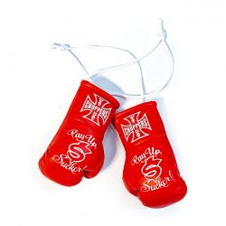 WCC Mini Boxing Gloves Pay Up Sucker Red