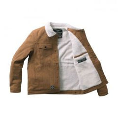 WCC Sherpa Lined Canvas Jacket Black