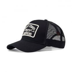 WCC Motorcycle Co. 5-Panel Trucker Cap Black