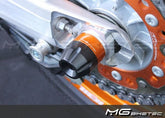 Mg-biketec Crash Pads - Swingarm KTM 690 Enduro Orange 2008 | 2072-656508