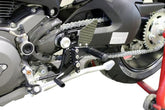 Mg-biketec Sport Rearset Ducati Monster 696 Black 2008 | 2500-155008