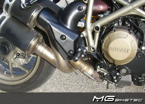 Mg-biketec Sport Rearset Ducati Streetfighter 848 Black 2012 | 2500-156509