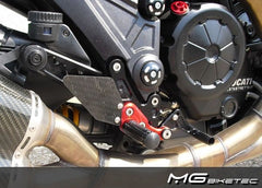 Mg-biketec Sport Rearset Ducati Diavel Black 2011 | 2500-158511