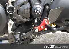 Mg-biketec Sport Rearset Ducati Diavel Black 2011 | 2500-158511
