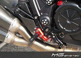 Mg-biketec Sport Rearset Ducati Diavel Black 2011 | 2500-158511
