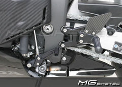 Mg-biketec Sport Rearset Honda CBR 600 RR Black 2007-2008 | 2500-254007