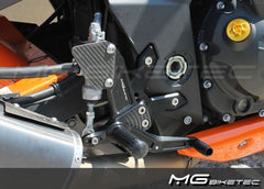 Mg-biketec Sport Rearset Kawasaki Z 750 Black 2007 | 2500-365007