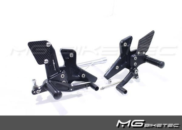 Mg-biketec Sport Rearset Kawasaki Z 800 Black 2013 | 2500-365013