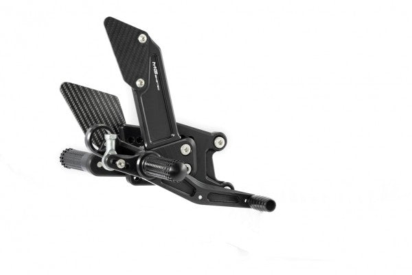 Mg-biketec Sport Rearset Kawasaki ZX-10R Black 2008-2010 | 2500-367008