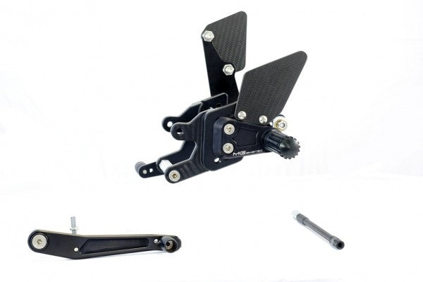 Mg-biketec Sport Rearset Suzuki GSX-R 1000 Black 2007-2008 | 2500-857007