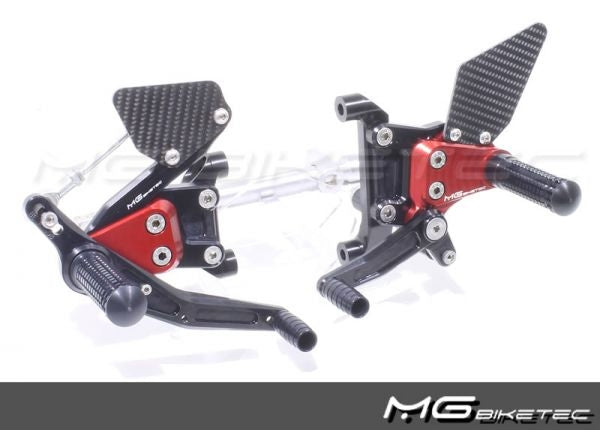 Mg-biketec Sport Rearset Ducati 899 Panigale Red 2014 | 2530-156512