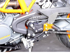 Mg-biketec Sport Rearset KTM 125 Duke Orange 2011-2016 | 2570-651511