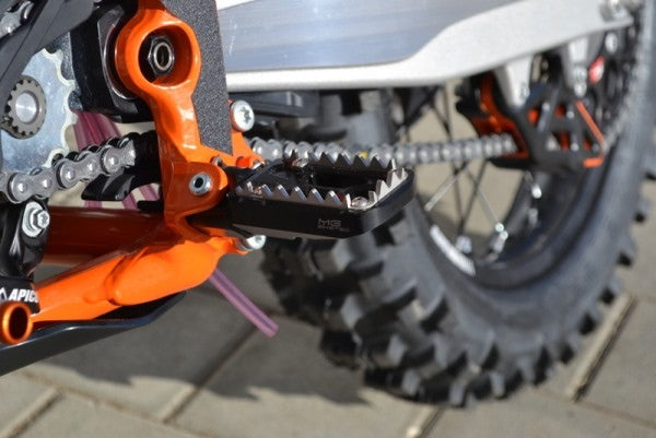 Mg-biketec Enduro / Supermoto Foot Pegs KTM 125 EXC Black 2009 | 2600-653014