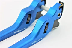 Mg-biketec Brake Lever Set - Long Vespa PX 125 2T (Heng Tong Bremspumpe) Blue 1984 | 4021-7500LR