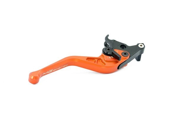 Mg-biketec Short Brake Lever, 25 Mm / 7 Position Ergonomic Reach Adjustability KTM 660 Rallye Orange 1999 | 4073-657006
