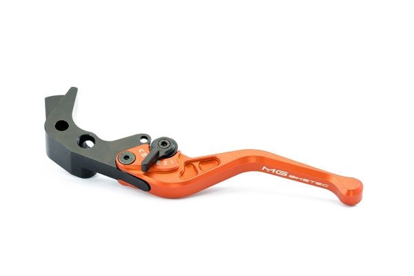 Mg-biketec Clutch Lever - Short Kawasaki ZZR 1400 Orange 2006 | 4074-369006