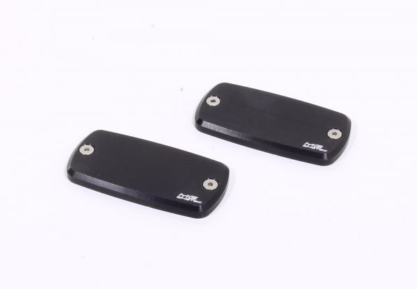 Mg-biketec Reservoir Covers - Front & Rear Brake Kawasaki J 300 Black 2014 | 5503-363014