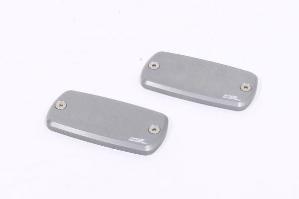 Mg-biketec Reservoir Covers - Front & Rear Brake Kawasaki J 300 Titanium Grey 2014 | 5543-363014