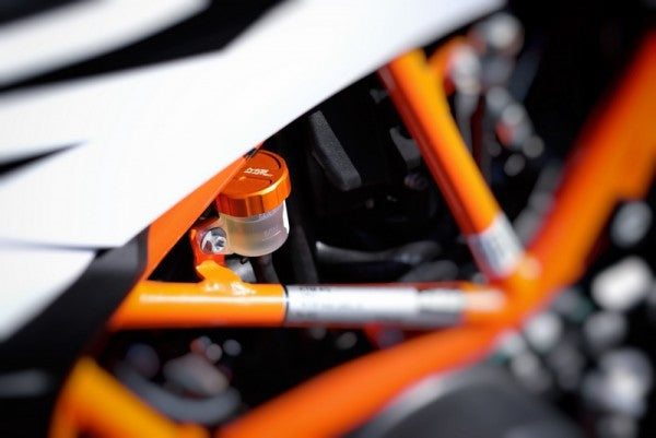 Mg-biketec Reservoir Cover - Brake And/Or Clutch Ducati 848 Orange 2008 | 5574-156508