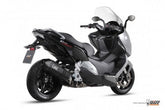 Mivv SPORT SPEED EDGE SLIP-ON Muffler BLACK STAINLESS STEEL for BMW C 600 SPORT 2012 - 2015 EC approved | B.013.LRB