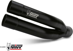 Mivv DOUBLE GUN BLACK STAINLESS STEEL SLIP-ON Standard | H.041.LDGB