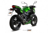 Mivv SPORT SUONO SLIP-ON Muffler BLACK STAINLESS STEEL for KAWASAKI NINJA 300 2013 - 2016 ECE approved | K.038.L9