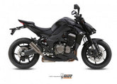 Mivv SPORT DOUBLE GUN 2 SLIP-ON Muffler FULL TITANIUM for KAWASAKI Z 1000 2014 NOT approved | K.039.SDG