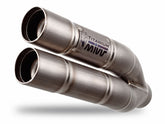 Mivv SPORT DOUBLE GUN SLIP-ON Muffler FULL TITANIUM for KAWASAKI Z900 2017 ECE approved (Euro4) | K.045.LDG