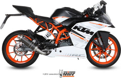 Mivv SPORT GP Imp. compl./Full sys. 1x1 CARBON for KTM RC 390 2014 - 2016 EC approved Catalyzer is included | KT.015.L2S