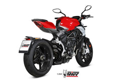 Mivv Speed Edge Black Stainless Steel Exhaust | V.003.LHB