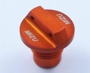 Mizu Pro Race oil filler plug M16x1,5, Orange Anodize | 3064101
