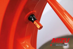 Mizu Pro Race valve cap, Orange Anodize | 3064110