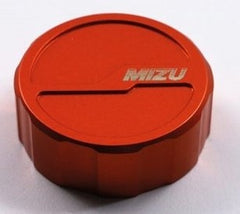 Mizu Pro Race brake fluid reservoir cap back, Orange Anodize | 3064112