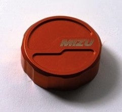 Mizu Pro Race clutch fluid reservoir cap, Orange Anodize | 3064114