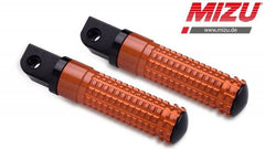 Mizu Race passenger's footpeg, including ABE, Black/Orange | 409SO1120004