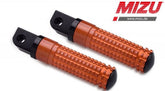 Mizu Race passenger's footpeg, including ABE, Black/Orange | 409SO1120034