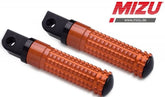 Mizu Race passenger's footpeg, including ABE, Black/Orange | 409SO1120046