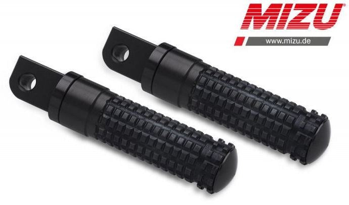 Mizu Race passenger's footpeg, including ABE, Black/Black | 409SS1120002